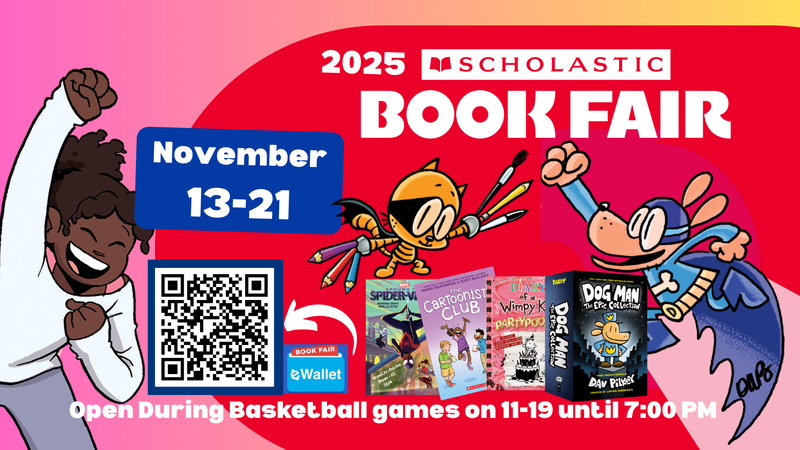 Fall Book Fair November 13 - 21, 2025