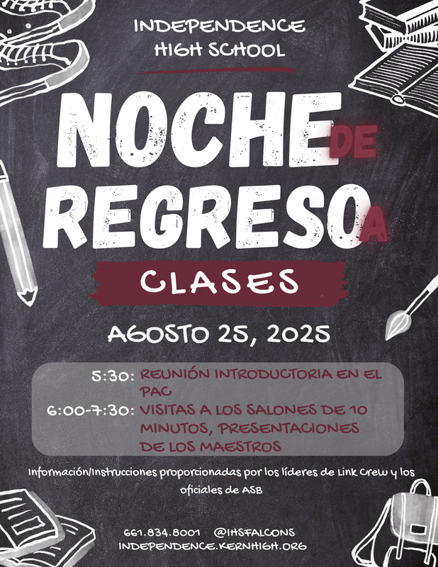 Back to school night espanol