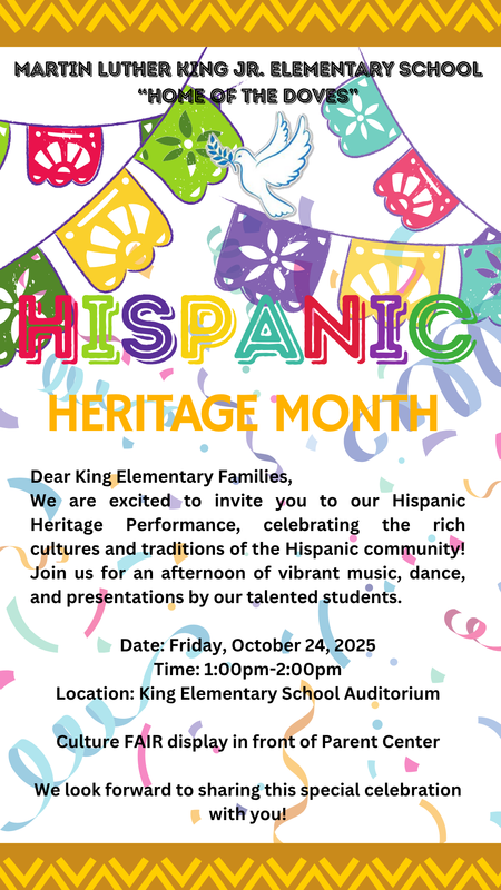 Join us for a celebration for Hispanic Heritage