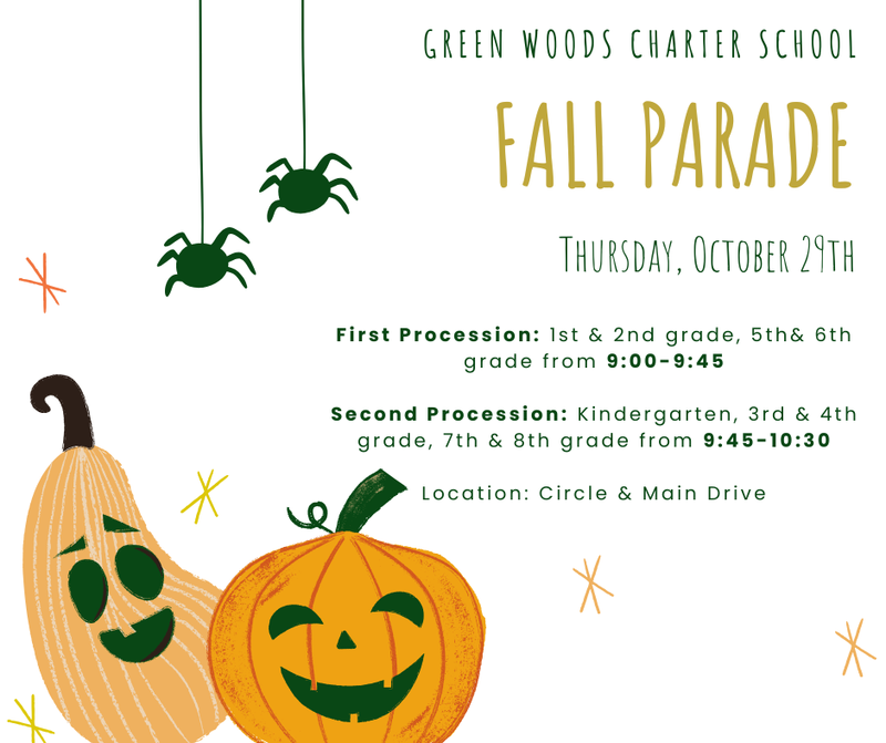 Join us for the Fall Parade on Thursday, 10/29! Featured Photo