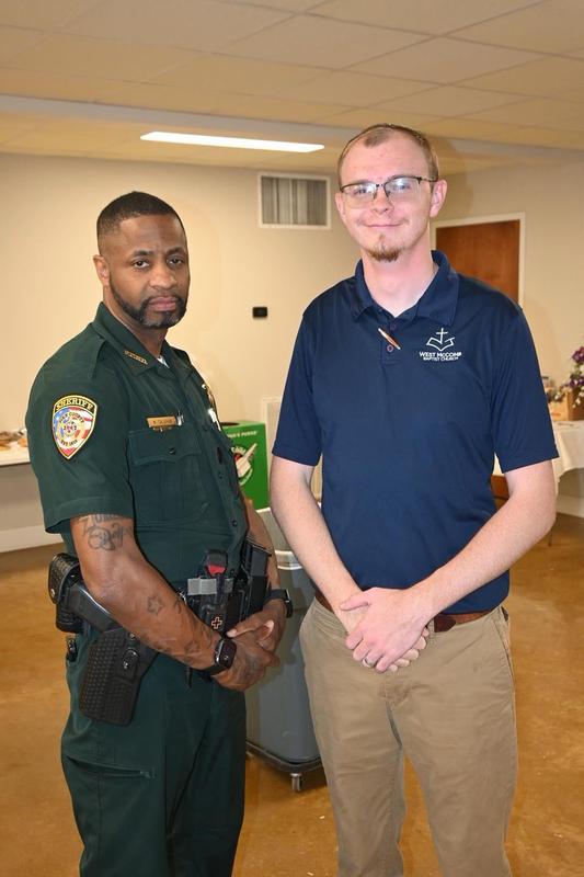 Sheriff Bryant “Wally” Jones, Chief Damian Gatlin, and our team were honored to attend the First Responders Appreciation Day Luncheon at West McComb Baptist Church.