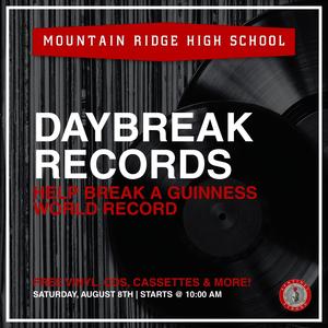 Free vinyl records, CDs, cassettes, and more for all students who attend.