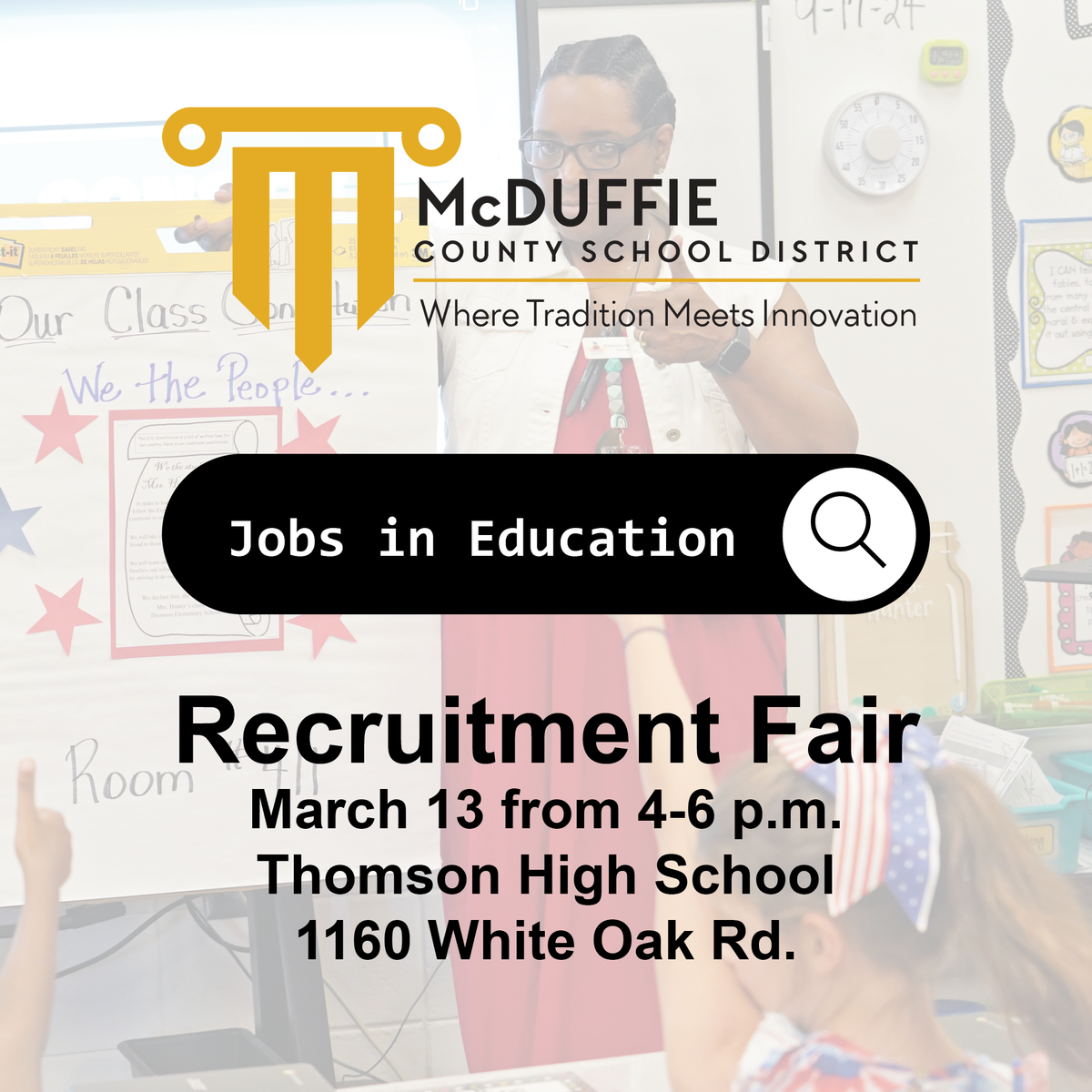 System to Host Recruitment Fair McDuffie County School System