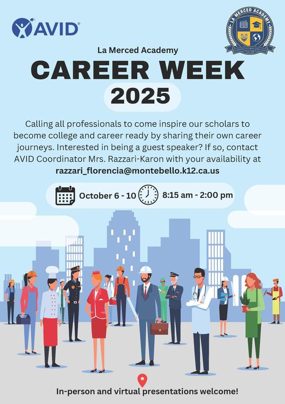 Career Week Flyer English