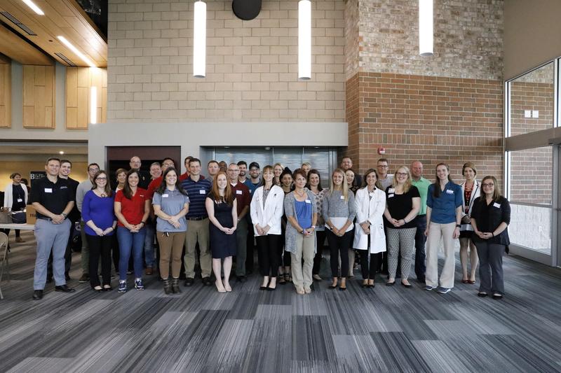 group photo of 40 professionals