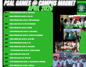 April PSAL Games