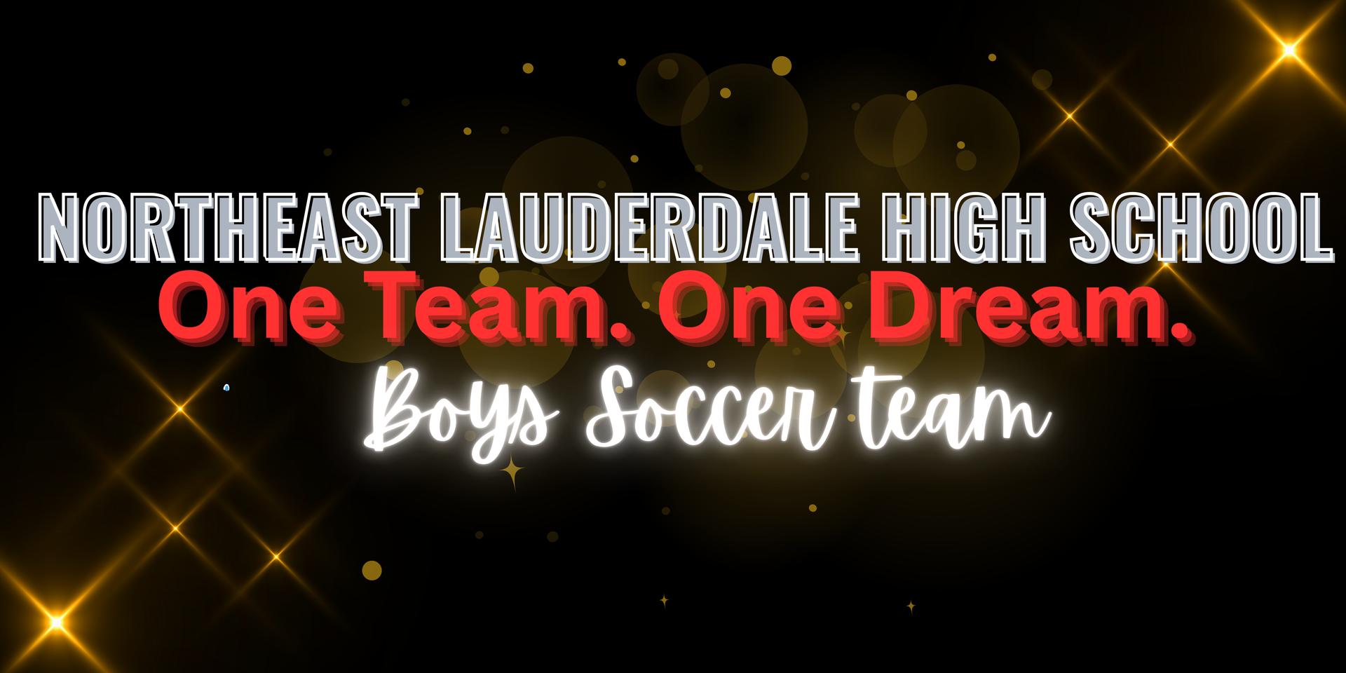 Boys Soccer Banner