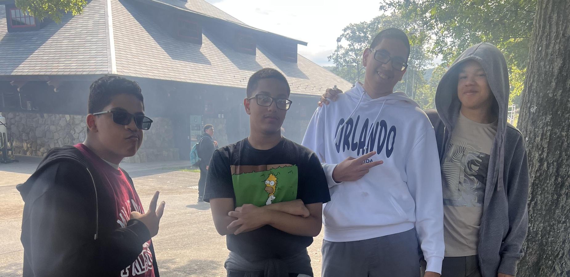 Students at Bear Mountain Trip.