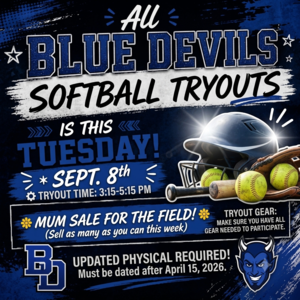 Softball tryouts