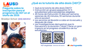 High-Dose Tutoring