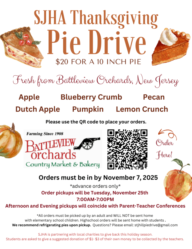 Thanksgiving Pie Drive