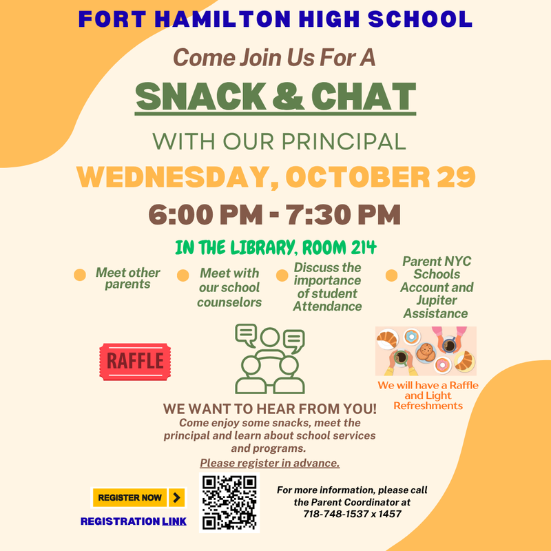 Snack & Chat with Principal Houlihan