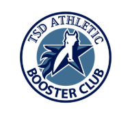 TSD Athletic Booster Club logo- a white horse with a mane that is star shaped.