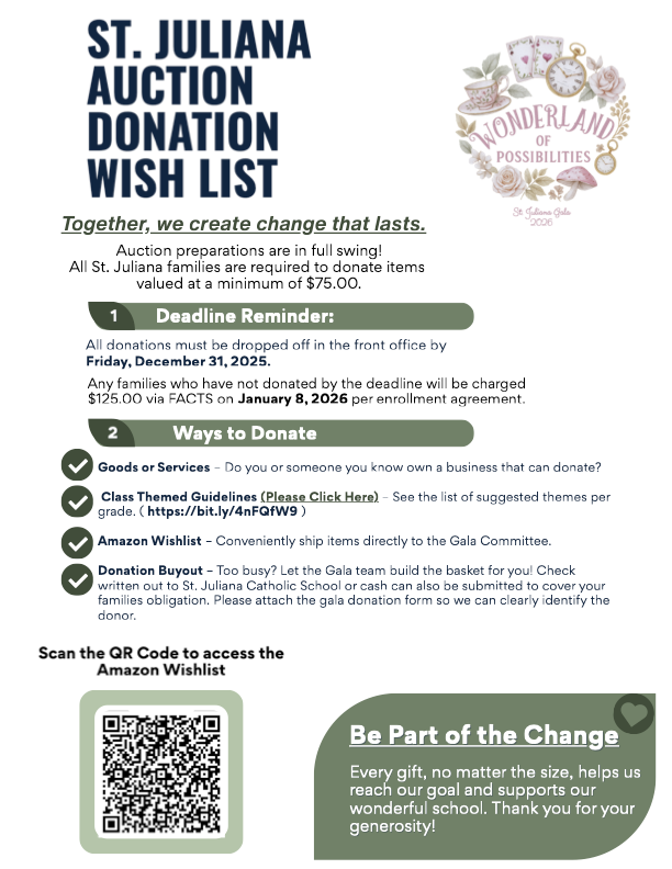 Gala Donations Due Featured Photo