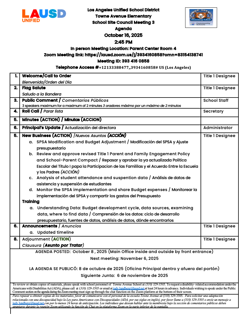 Agenda 10/16/25