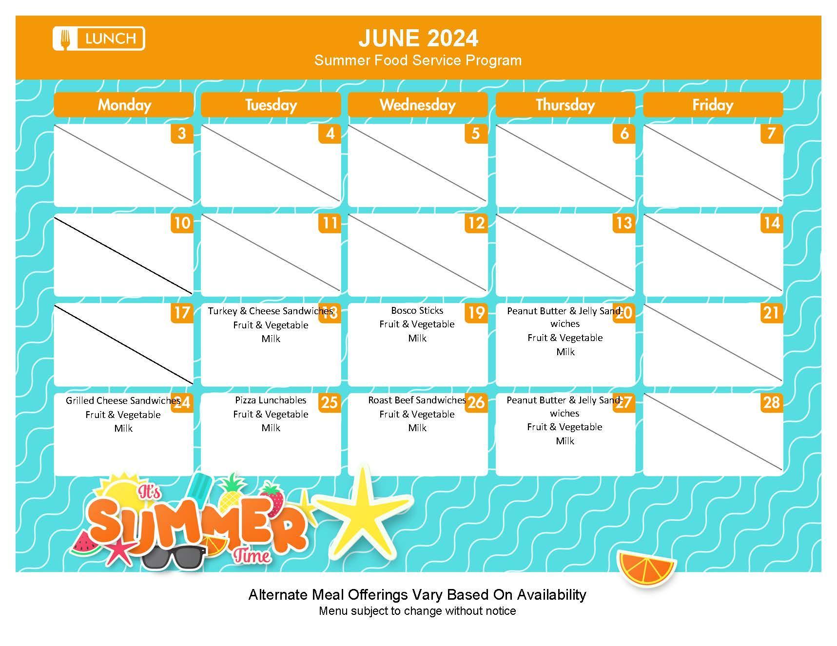 Summer Food Service Program Food Service Melvindale Northern Allen