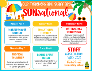 Staff Appreciation Flyer