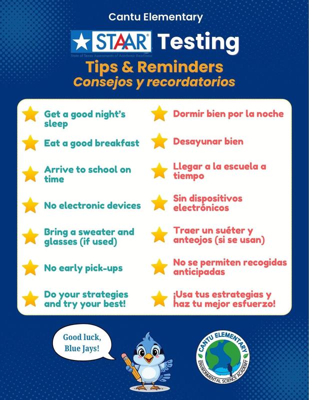 STAAR Testing Tips & Reminders Featured Photo