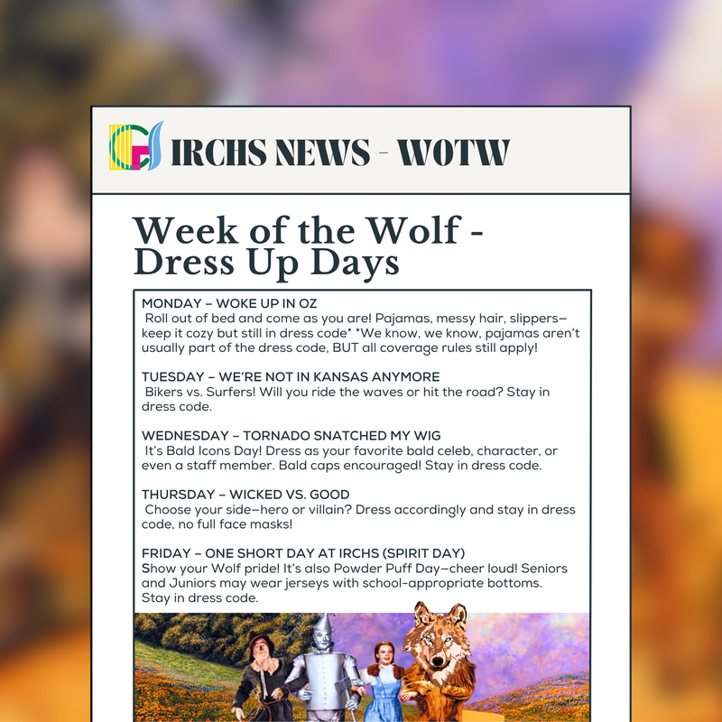 Week of the Wolf Dress Up Days Featured Photo