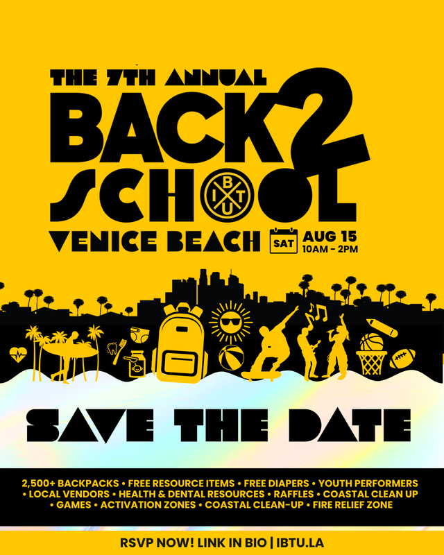 Venice Beach Back 2 School Event