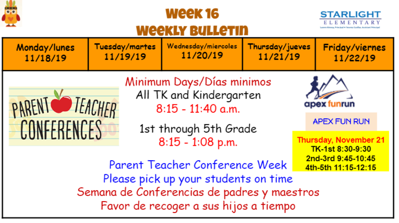 Weekly Bulletin
