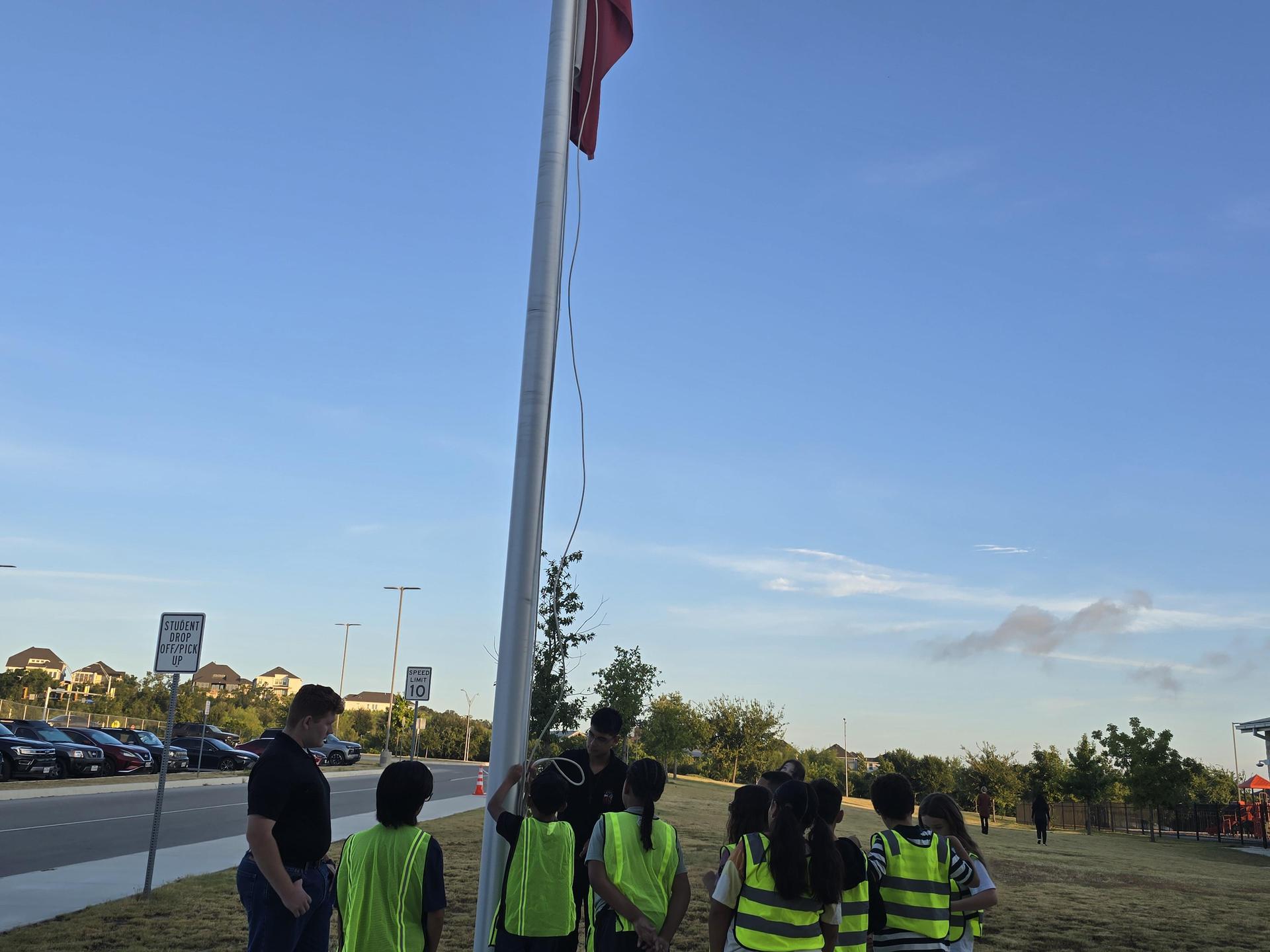 MVHS NJROTC trained the Ladera Safety Patrol Team