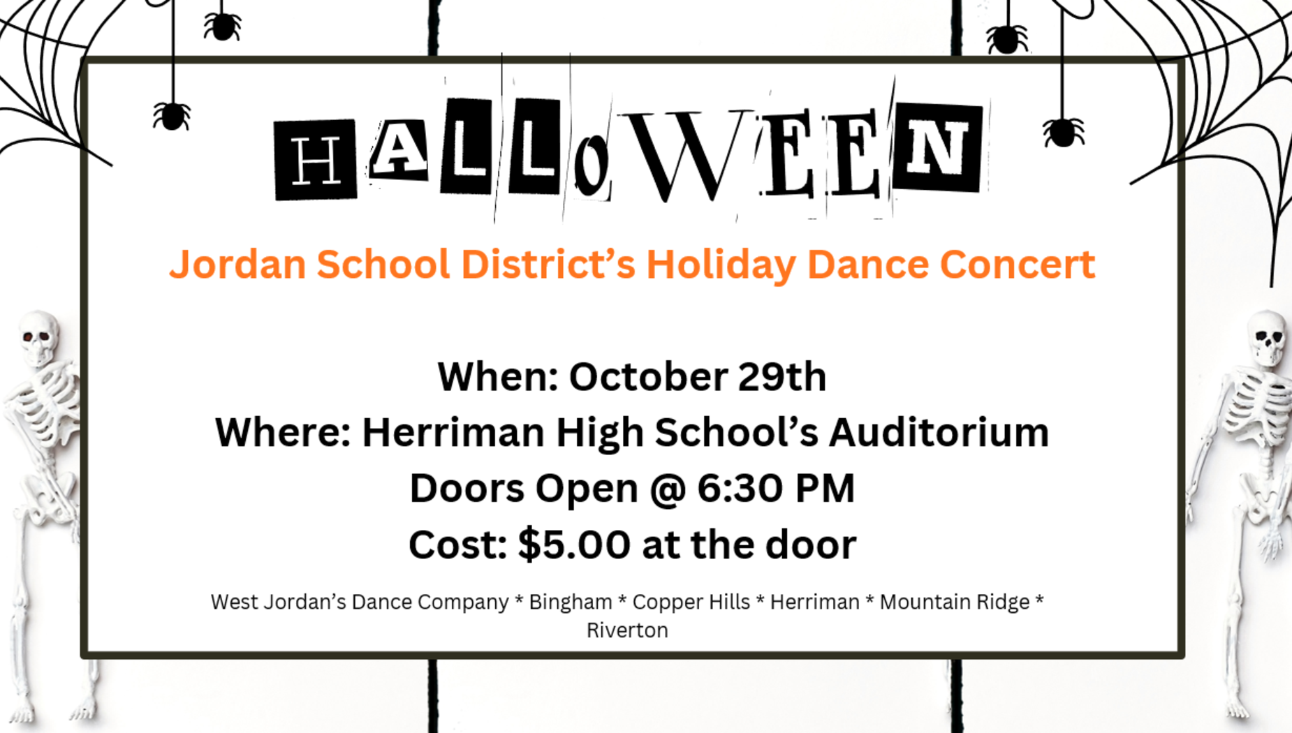 Halloween Dance Concert