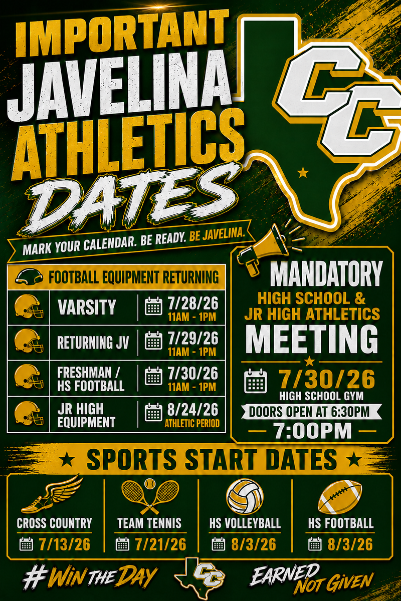 Javelina Athletics Dates Featured Photo