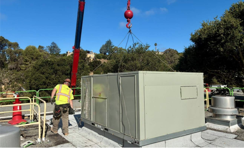 Arundel roof top unit delivery