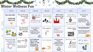 Winter Wellness Calendar