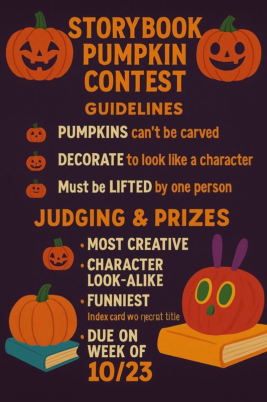 Storybook Pumpkin Contest Featured Photo