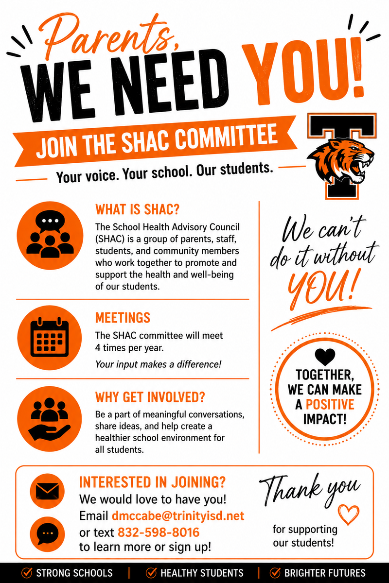 Join our SHAC committee today!