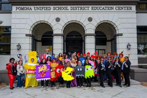 PUSD staff in costume