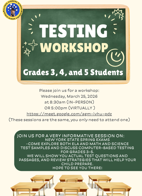 Flyer for testing workshop