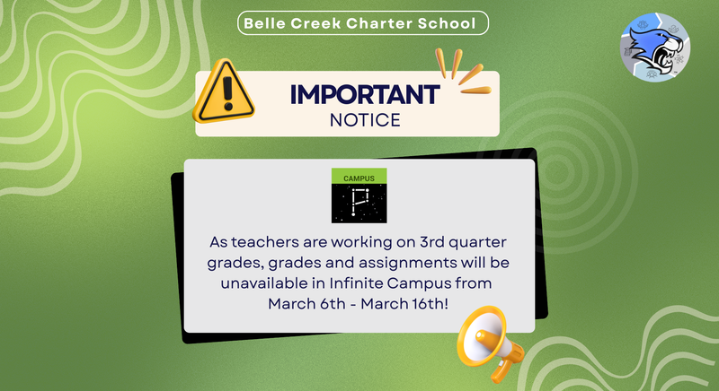 Infinite Campus Logo with Information about Infinite Campus access