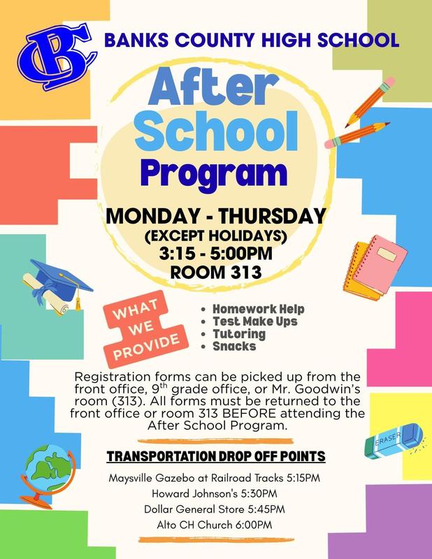 BCHS Afterschool Flier
