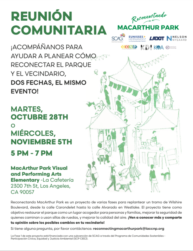 Community Open House Flyer in Spanish
