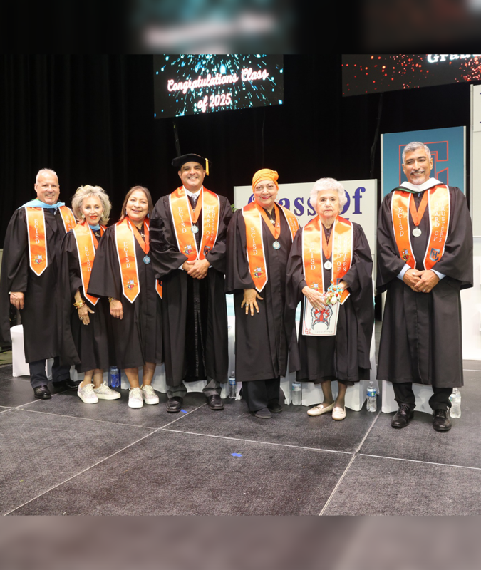 School Board graduation photo