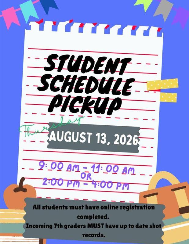 Student Schedule Pickup & Meet the Teacher | TODAY (August 13) Thumbnail Image