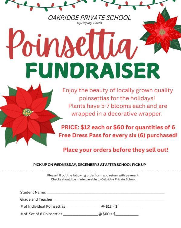poinsettia sales