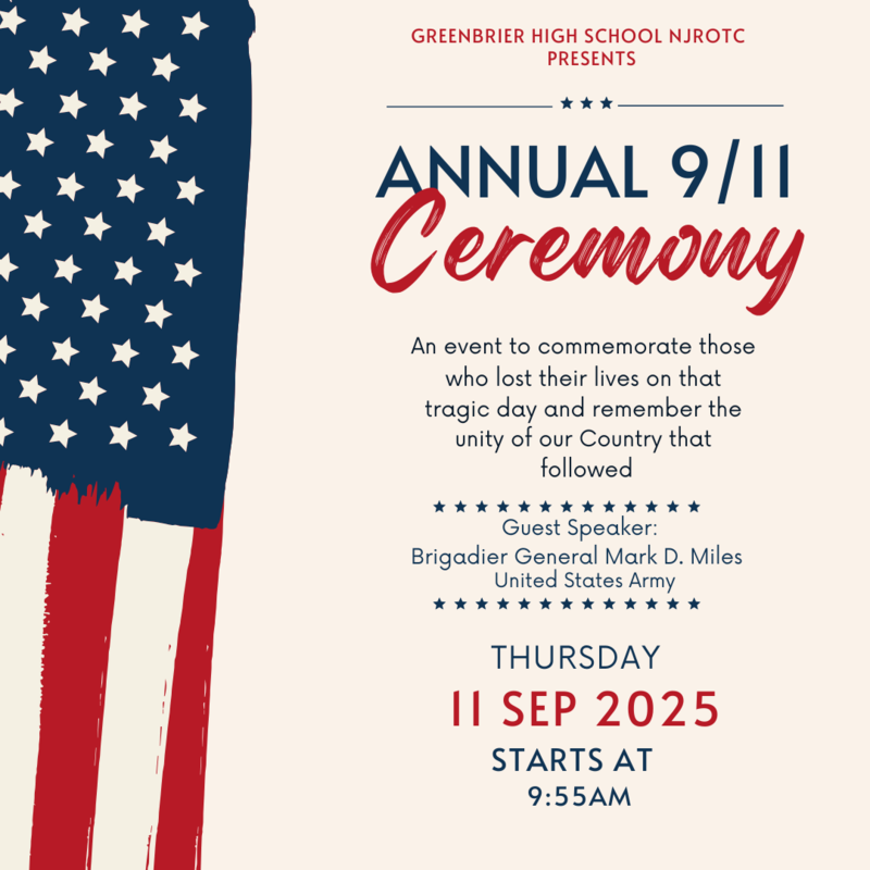 9/11 Ceremony Invitation