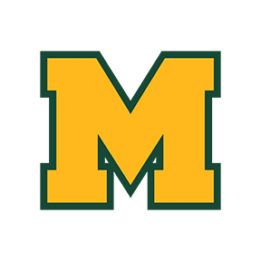 Yellow M with Green Border