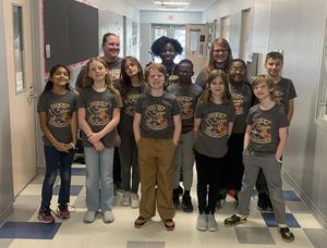 The Rockin' Roadrunners Robotics Team from Western Hills Elementary