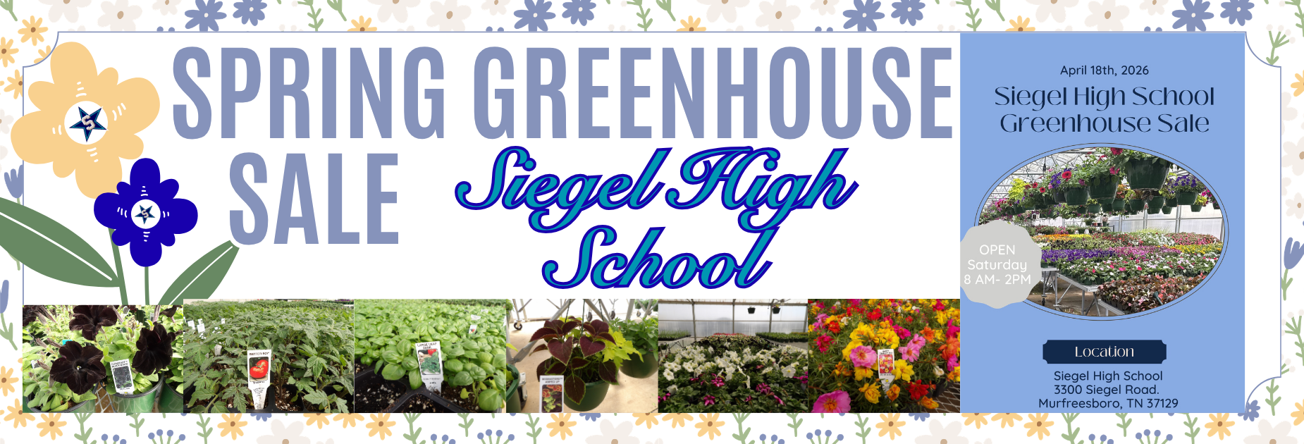 Spring Greenhouse Sale SGH 2026