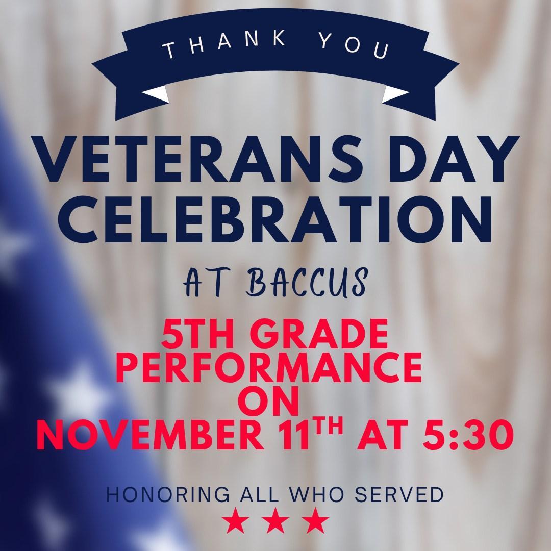 25-26 Veterans Day Program Flyer