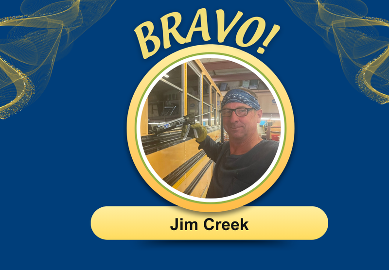 Bravo! Award winner Jim Creek