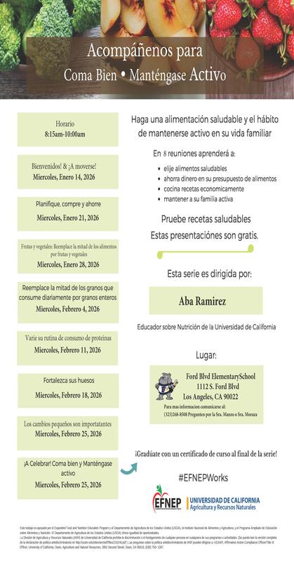 nutrition workshops at Ford