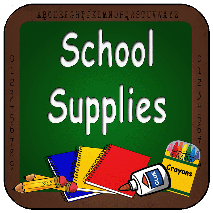 School Supplies Logo