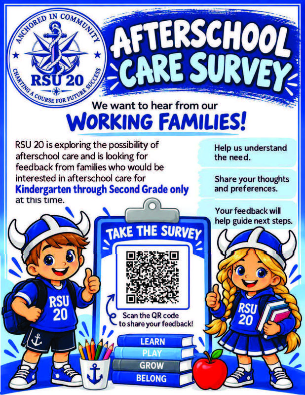 Afterschool Survey with QR Code