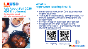 Fall 2026 High Dosage Tutoring